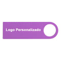 Kit 2 Memorias Usb 16gb Personalizadas Logo Laser Metal /i Violeta Y1