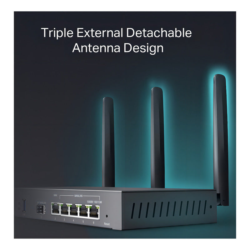 Router Omada Vpn / Sdn Multi-wan Gigabit / 1 Puerto Wan Sfp