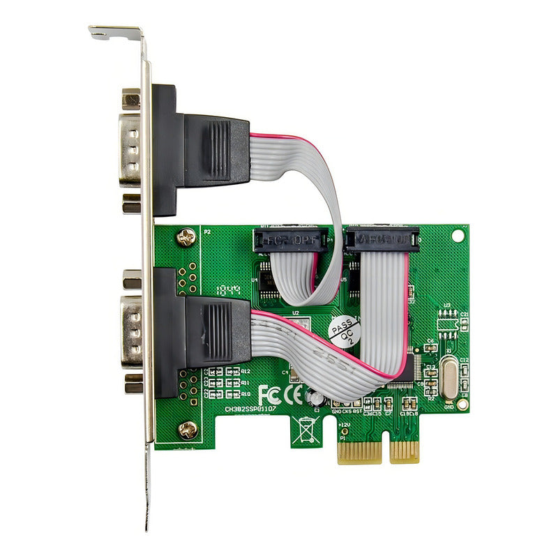 Tarjeta Pci Express 2 Puertos Db9 Rs232 Xm-pex2s