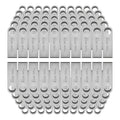 Kit 100 Memoria Usb 2.0 16gb Metal Granel Mayoreo Gris Metalicas