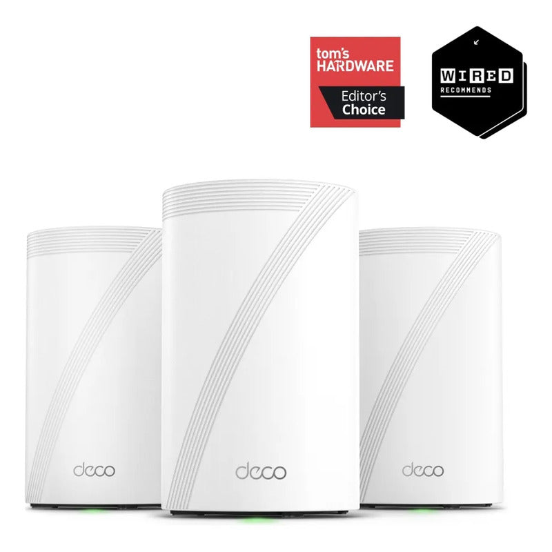 Mesh Wi-fi 7 Tri-band Tp-link Deco Be68 Be14000 (3-pack) 10g