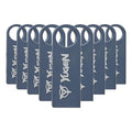 Paquete 100 Memoria Usb 8gb A Granel Metálica Mayoreo Yugen Azul 2 Y1