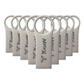 Paquete 20 Memoria Usb 16gb A Granel Metálica Mayoreo Yugen Plateado Y17
