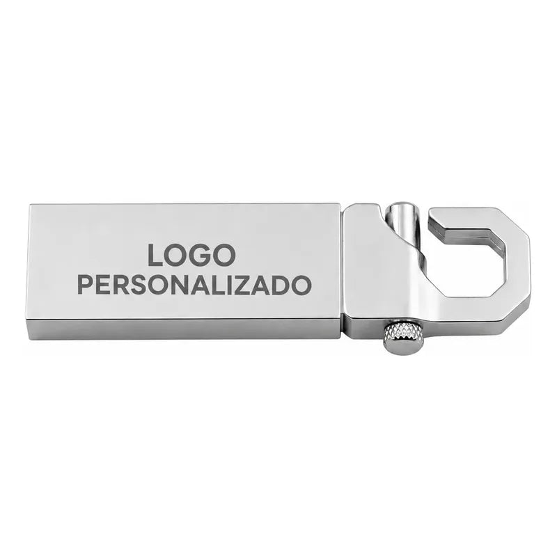 Paquete 30 Usb 16gb Personalizadas Laser Empresa Logo Plateado Y9per