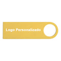 Kit 30 Memorias Usb 16gb Personalizadas Logo Laser Metal /i Dorado