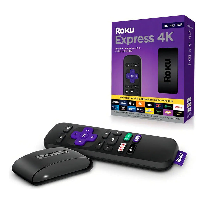 Roku Express 4k+ 3941r Negro De Voz