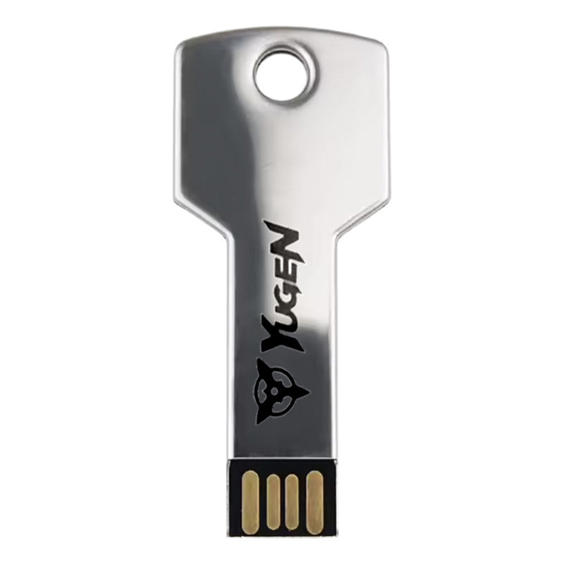 Paquete 50 Memorias Usb 4gb A Granel Metálica Mayoreo Yugen Plateado Y11