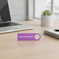 Kit 30 Memorias Usb 16gb Personalizadas Logo Laser Metal /i Morado