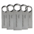 Kit 30 Memorias Usb 16gb Personalizadas Logo Laser Metal /i Plateado
