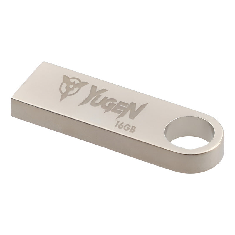 Paquete 200 Memorias Usb 16gb Mayoreo Yugen Metalica Y1 Gris Liso