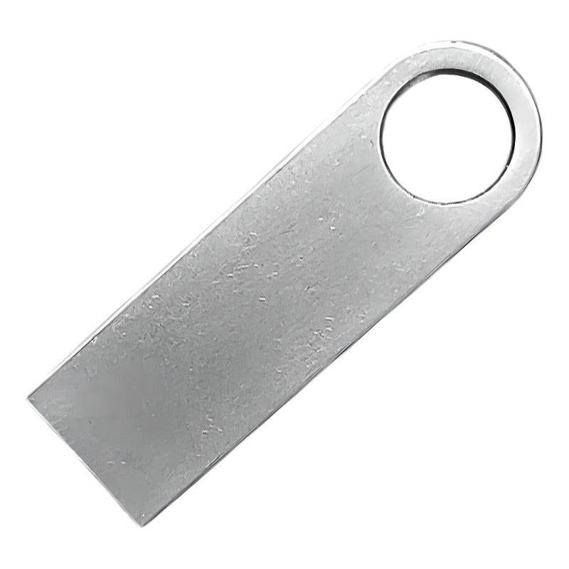 Kit De 100 Memoria Usb Metal Plata Bulk Suelta 16gb Color Plateado Liso