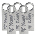 Kit 10 Memoria Usb 8gb Metalica Plata Bulk Suelta Nuevas Color Gris