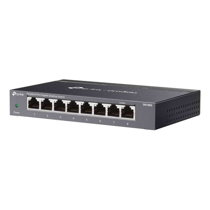 Switch Tp-link Ds108g 8 Bocas Gigabit Omada Metálico