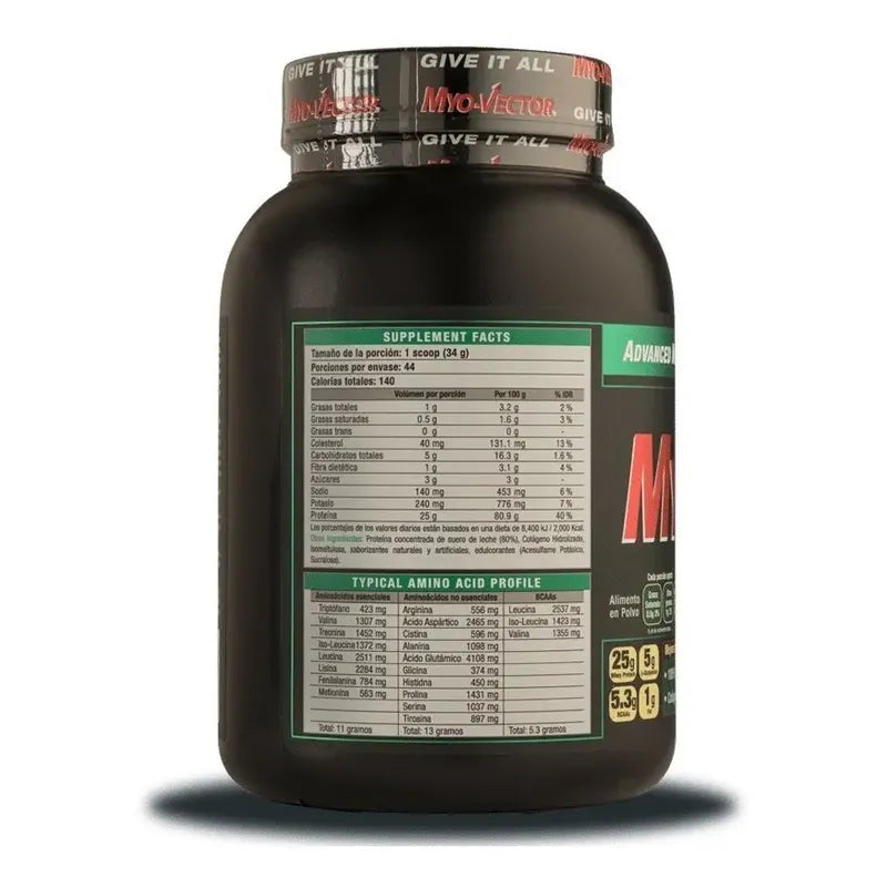 Proteína Myo-vector Soccer Chocolate 1.5kg Colágeno Hidrolizado Para Futbolistas