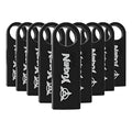 Paquete 30 Memoria Usb 8gb A Granel Metálica Mayoreo Yugen Negro Y1