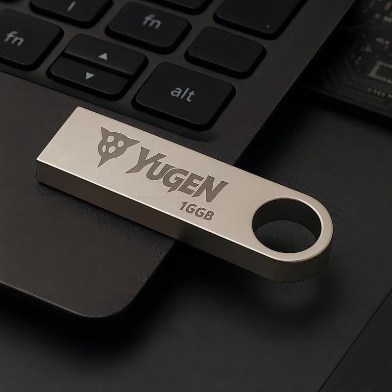 Paquete 30 Memorias Usb 16gb Yugen Metálica Gris Usb 2.0 Liso