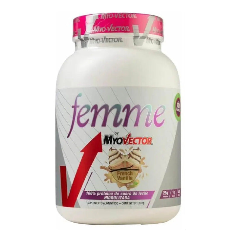 Proteína Myo-vector Femme Vainilla 1.232 Kg Hidrolizada Sin Gluten