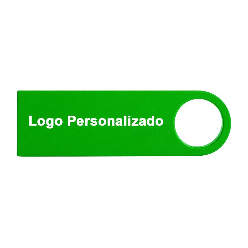 40 Memorias Usb 16gb Personalizadas Logo Laser Metal Negra