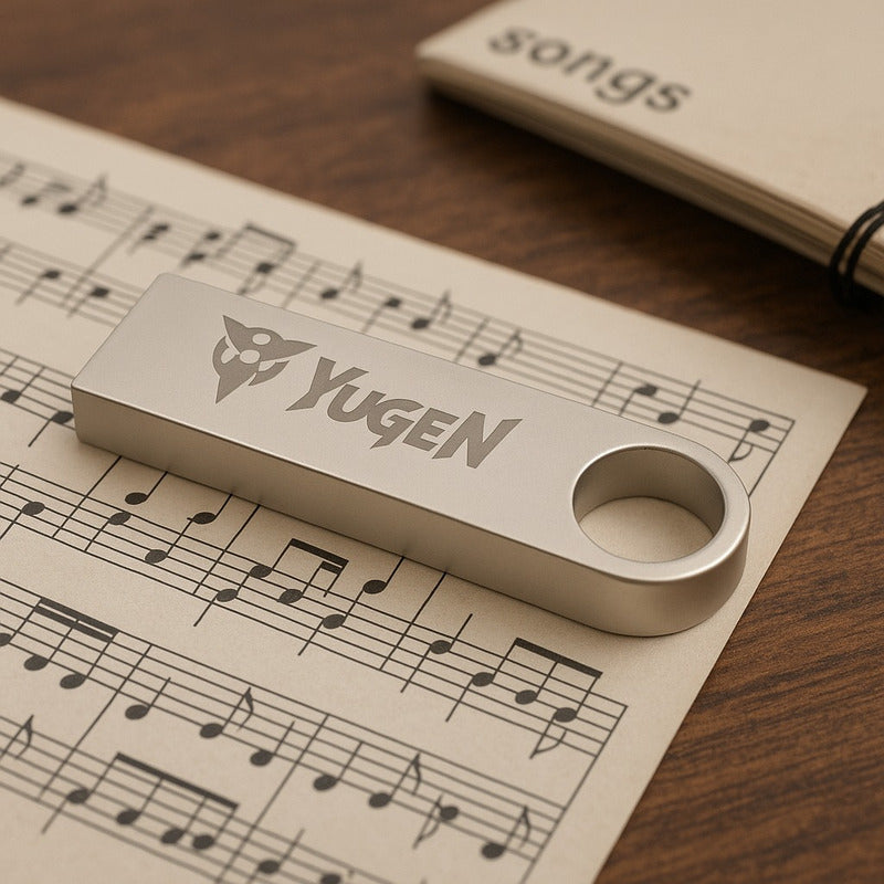 Paquete 20 Memoria Usb 8gb A Granel Metálica Mayoreo Yugen Plateado Y1p