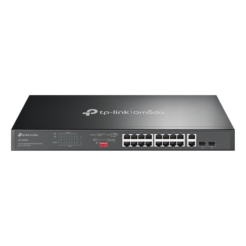 Switch Tp-link Ds1018gmp 16 Puertos Gigabit Poe+ 2 Sfp Giga