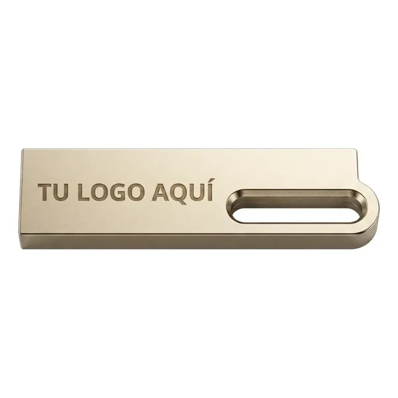 50 Usb Personalizadas 16gb Para Marketing Empresas Eventos Plateado Y18per