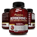 Nutriflair Berberina 1200mg 120 Cápsulas Veganas Sin Sabor Libre Gluten