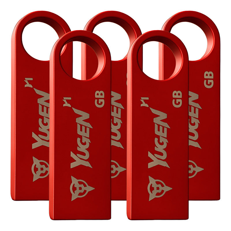 Paquete 10 Memorias Usb 16gb Mayoreo Yugen Granel Bulk Y1r Rojo Y1r
