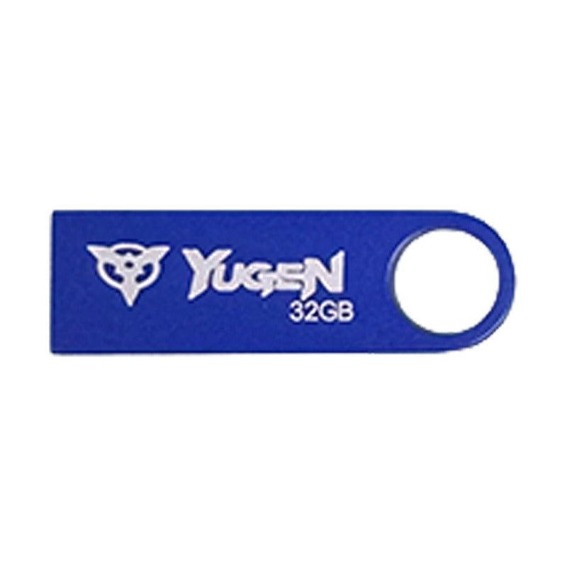 Paquete 30 Memoria Usb 8gb A Granel Metálica Mayoreo Yugen Azul Y1