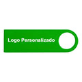 Kit 350 Memorias Usb 16gb Personalizadas Logo Laser Metal /i Verde Limón Y1