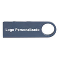 10 Memorias Usb 32gb Personalizadas Logo Laser Metal Azul 2 Y1