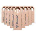 Paquete 100 Memoria Usb 8gb A Granel Metálica Mayoreo Yugen Oro Rosa Y1