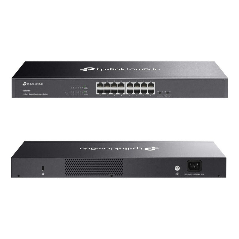 Switch Gigabit 16 Puertos Tp-link Ds1016g Omada Rackeable