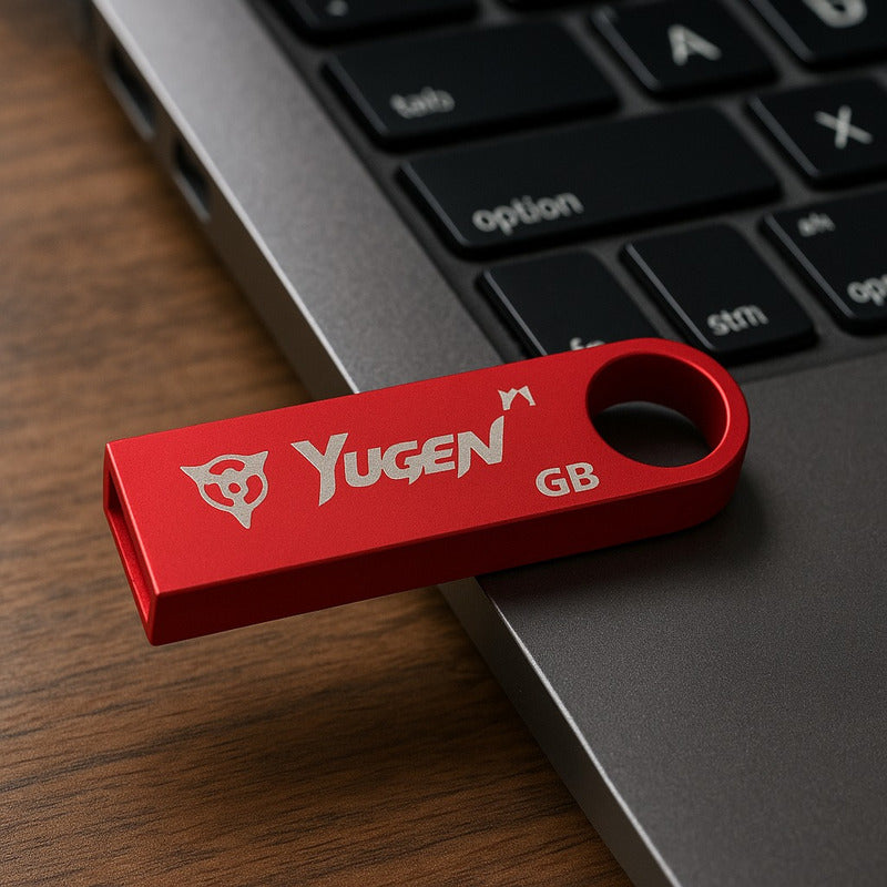 Kit 30 Memoria Usb 8gb Metalica Rojas Bulk Suelta Nuevas Y1r Rojo Y1r