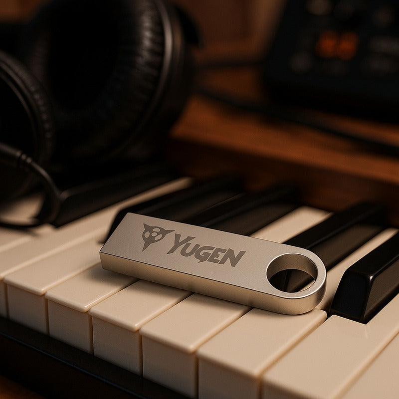 Paquete 20 Memoria Usb 8gb A Granel Metálica Mayoreo Yugen Plateado Y1p