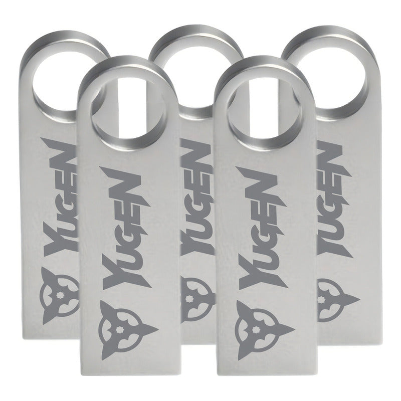 Paquete 300 Memorias Usb 16gb Yugen Metalica Plateado Usb 2.0 Liso