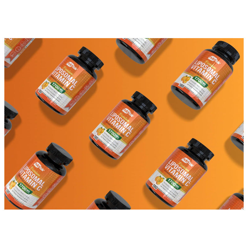 Nutriflair Liposomal Vitamina C Antioxidante 180 Capsulas Sabor Naranja