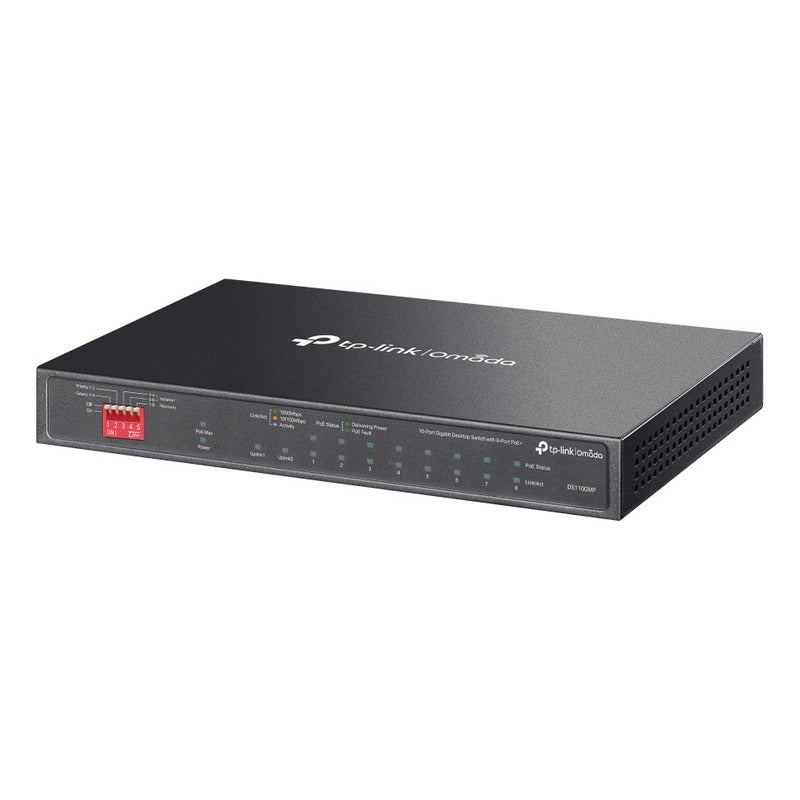 Tp-link Ds110gmp Switch 10 Puertos Gigabit Desktop Y 8 Poe
