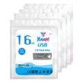 Kit  20 Memorias Usb 16gb Metalica Usb 2.0 Yugen  Plata Y2 Plateado Y2
