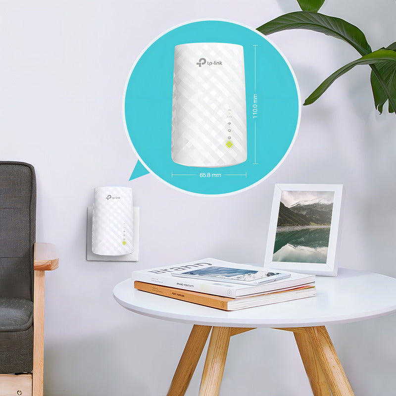 Tp-link Repetidor Extensor De Rango Re220 Ac750 Wi-fi Banda Dual