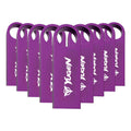 Paquete 10 Memoria Usb 8gb A Granel Metálica Mayoreo Yugen Violeta Y1