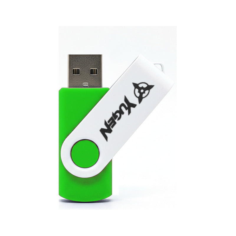 Paquete 50 Memorias Usb 4gb A Granel Metálica Mayoreo Yugen Verde Y14