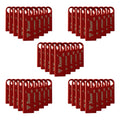 Kit 100 Memoria Usb 8gb Metalica Roja Bulk Suelta Nuevas Y1r Rojo Y1r