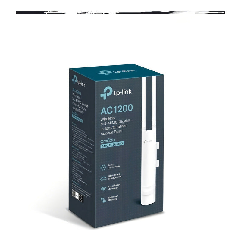 Access Point Exterior, Wmm Tp-link Omada Eap225-outdoor V1 Eap225 Blanco