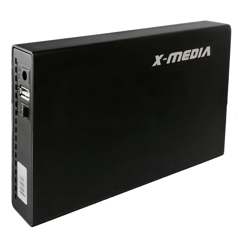 Gabinete Disco Duro X-media 3.5  Sata Ide Usb 2.0 Aluminio Negro