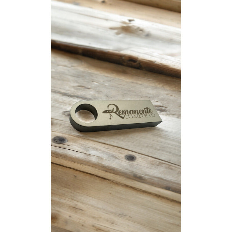 Kit 150 Memorias Usb 16gb Personalizadas Logo Laser Metal /i Plateado Metálico
