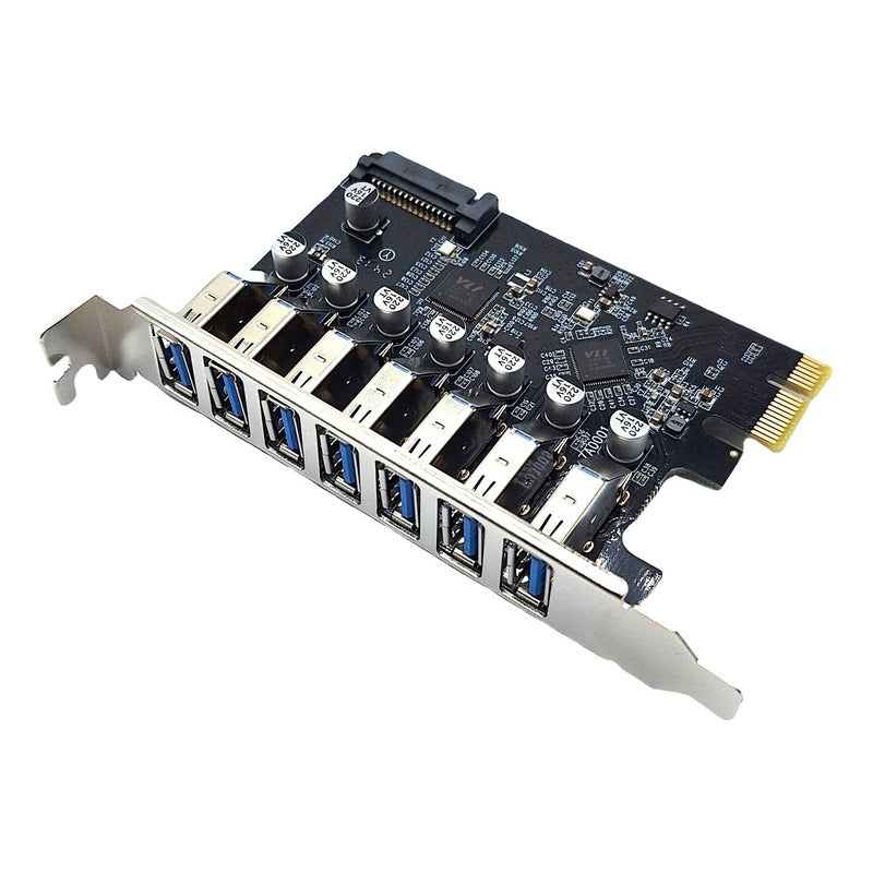 Tarjeta Controladora Pci-e 7 Puertos Usb 3.0 Xm-pex-u307