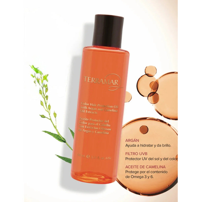 Óleo Aceite Protector De Color Y Calor Terramar 195mls