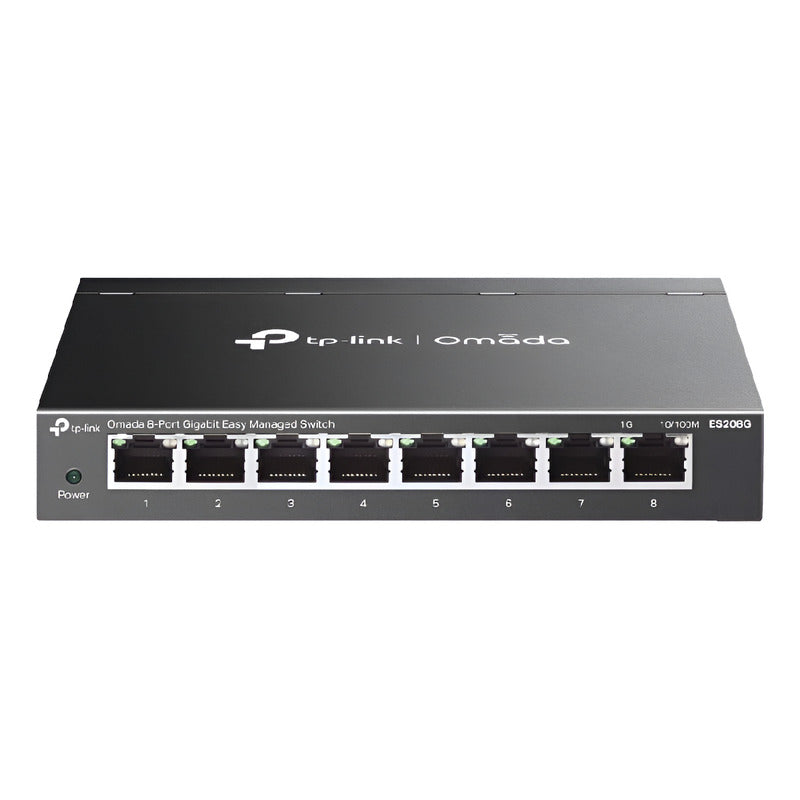 Conmutador Omada By Tp-link Gigabit Rack Es208g De 8 Puertos