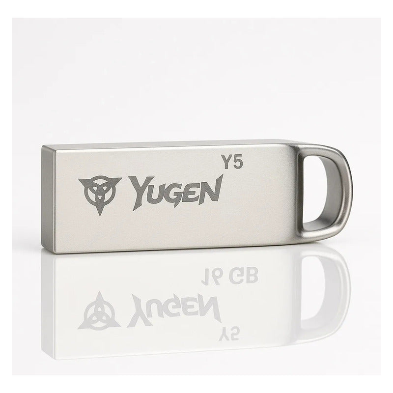 Paquete 50 Memorias Usb 4gb A Granel Metálica Mayoreo Yugen Plateado Y5