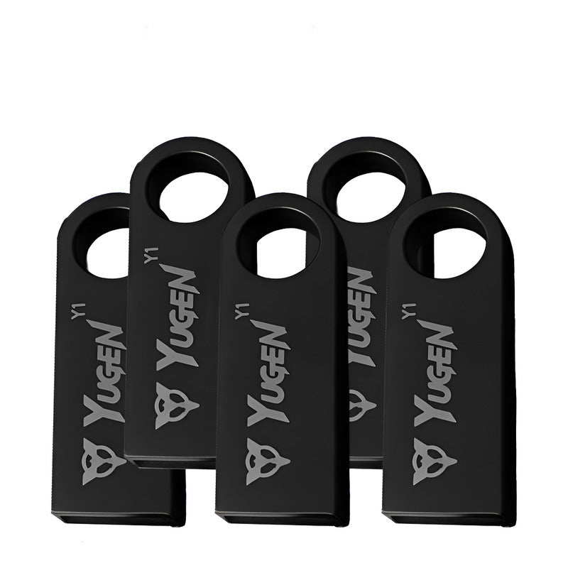 Paquete 10 Memorias Usb 16gb Mayoreo Yugen Granel Bulk Y1b Negro Y1b